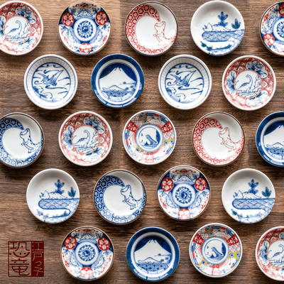 Edokko Kyoryu 6-Piece Mini Plate Set Edokko Kyoryu 6-Piece Mini Plate Set