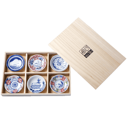 Edokko Kyoryu 6-Piece Mini Plate Set Edokko Kyoryu 6-Piece Mini Plate Set