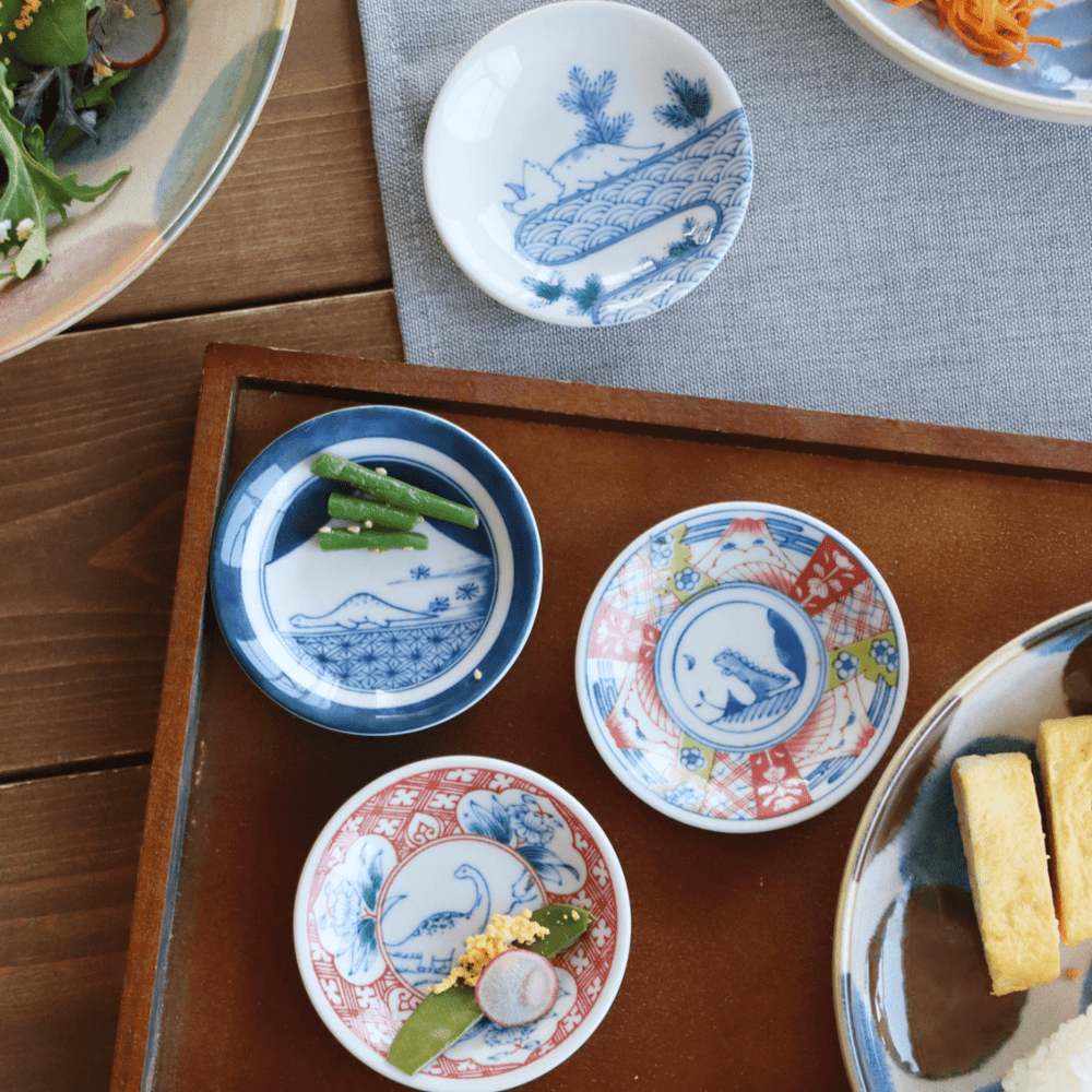 Edokko Kyoryu Mini Plates (4 pieces) – My Japanese World