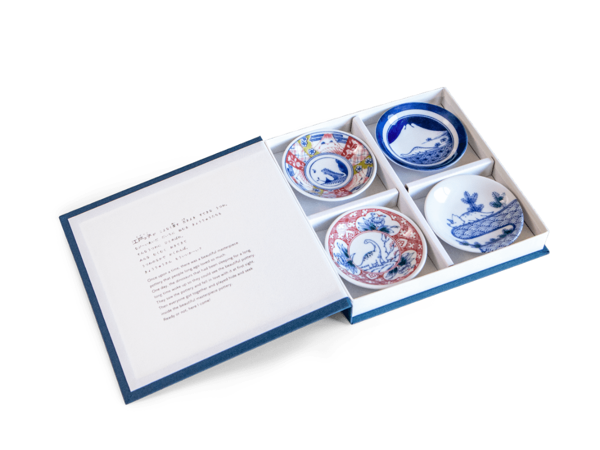 Edokko Kyoryu Happy Picture Book (Mini Plate 4-Piece Set) Edokko Kyoryu Happy Picture Book (Mini Plate 4-Piece Set)