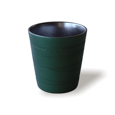 Emerald Green Metal  Color Rock Cup Metal  Color Rock Cup - Japanese Tableware | MyJapaneseWorld