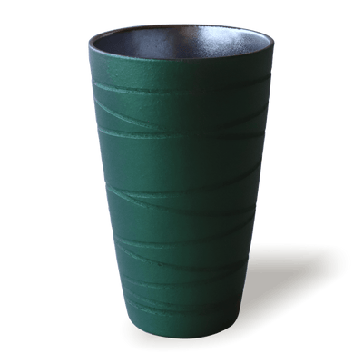 Emerald Green Metal Color Tall Cup Metal Color Tall Cup - Japanese Tableware | MyJapaneseWorld
