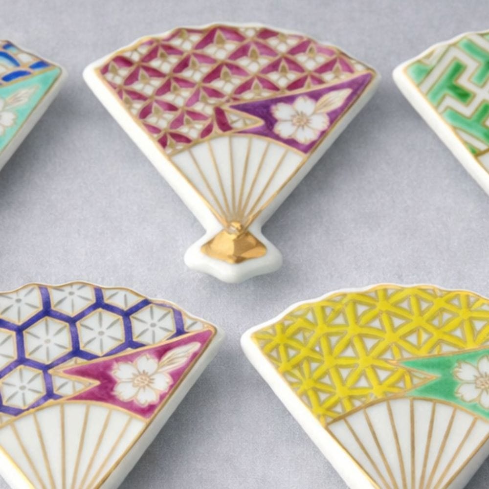 Fan Chopstick Rests Set (5 Pieces) Fan Chopstick Rests Set (5 Pieces)