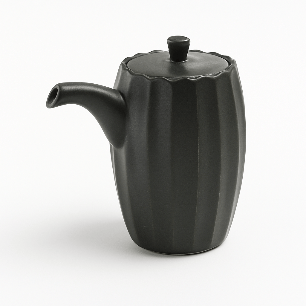 Fluted Soy Sauce Dispenser [Black] Fluted Soy Sauce Dispenser [Black]