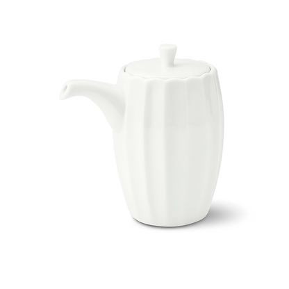 Fluted Soy Sauce Dispenser [White] Fluted Soy Sauce Dispenser [White]