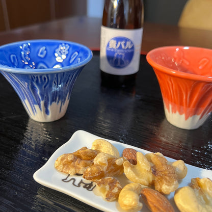 Fujisan Sake Cups Pair Fujisan Sake Cups Pair