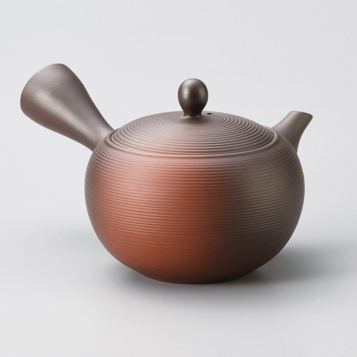 Fusen kiln-type round lined teapot Fusen kiln-type round lined teapot