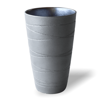 Galena Silver Metal Color Tall Cup Metal Color Tall Cup - Japanese Tableware | MyJapaneseWorld