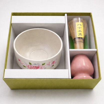 Genji Matcha Bowl Oboro Sakura Matcha Starter Set Genji Matcha Bowl Oboro Sakura Matcha Starter Set