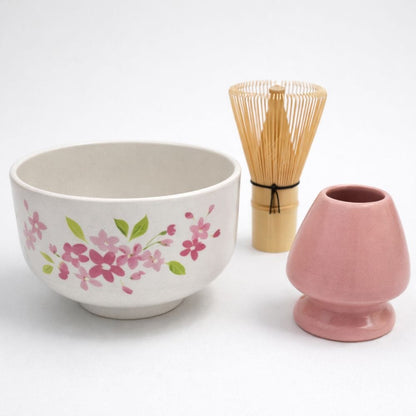 Genji Matcha Bowl Oboro Sakura Matcha Starter Set Genji Matcha Bowl Oboro Sakura Matcha Starter Set