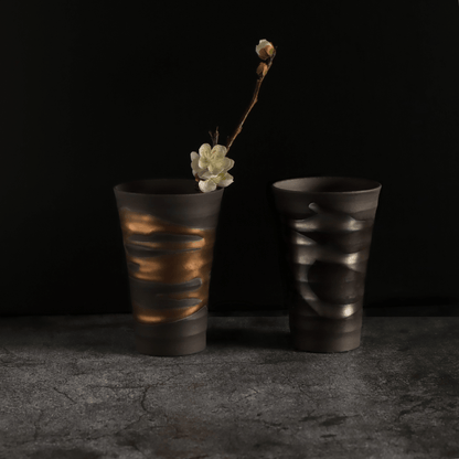 Gold and Silver Small Beer Cup Gold and Silver Small Beer Cup  - Japanese Tableware | MyJapaneseWorld