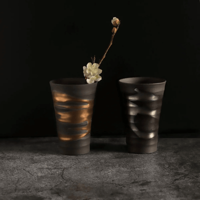 Gold and Silver Small Beer Cup Gold and Silver Small Beer Cup  - Japanese Tableware | MyJapaneseWorld