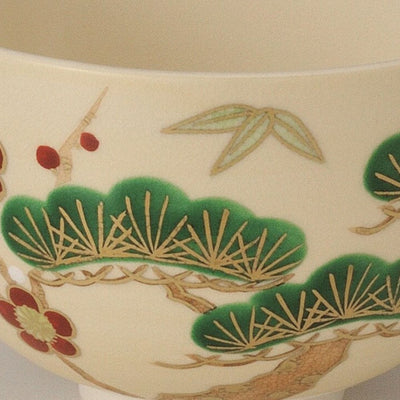 Gold-painted Pine Matcha Bowl Gold-painted Pine Matcha Bowl