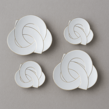 Gold Wire Knotted Small Plate Gold Wire Knotted Small Plate