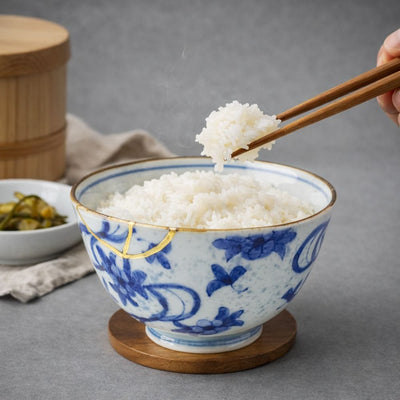 Gold Wire Rice Bowl Gold Wire Rice Bowl