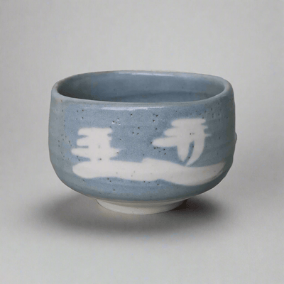 Gray Large Nodate Matcha Bowl Matcha Cup - Tea Ceremony | MyJapaneseWorld