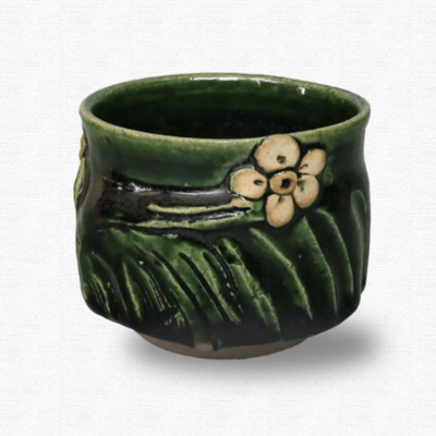 Green Harahachibu Sake Cup Harahachibu Sake Cup