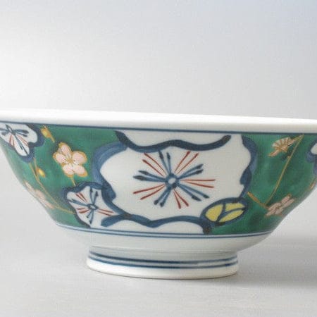 Green Imari-Arita Style Ramen Bowl Imari-Arita Style Ramen Bowl