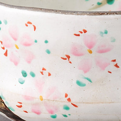 Hand-painted Kasumi-Sakura Matcha Set [Matcha Bowl + Whisk] Hand-painted Kasumi-Sakura Matcha Set [Matcha Bowl + Whisk]