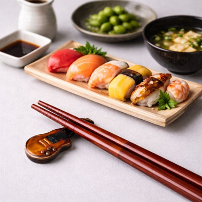 Handcrafted Guitar Chopstick Rest Handcrafted Guitar Chopstick Rest