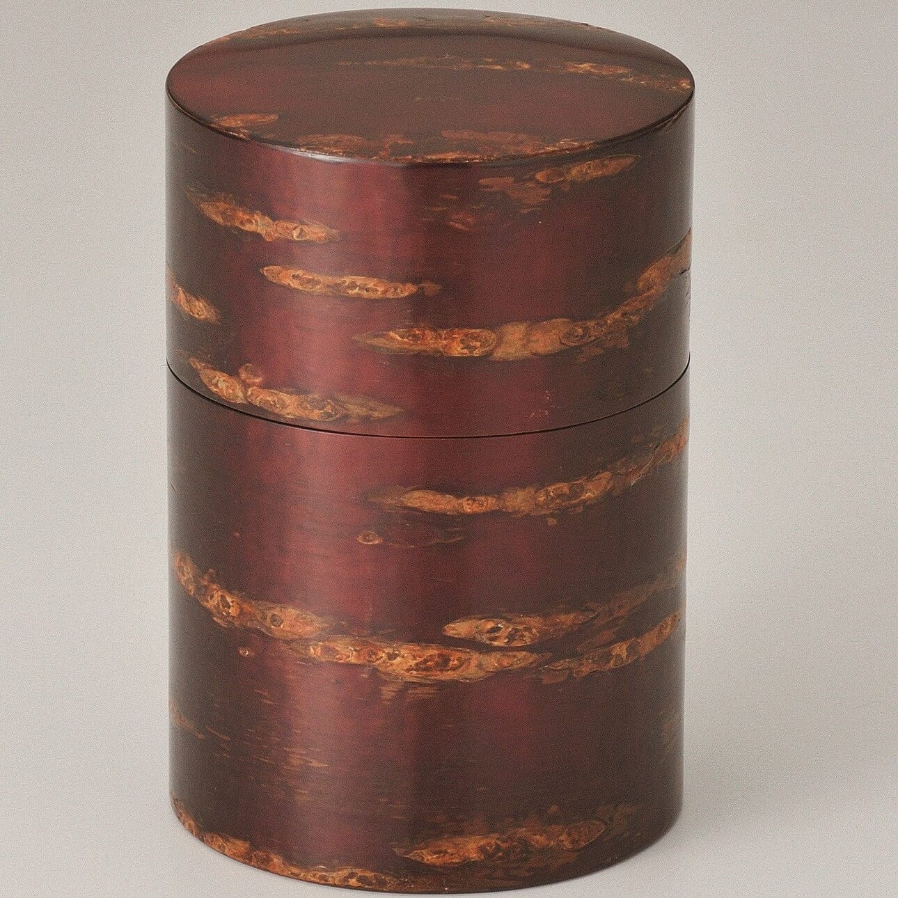 Handmade Kabazaiku Birch Bark Tea Canister Handmade Kabazaiku Birch Bark Tea Canister