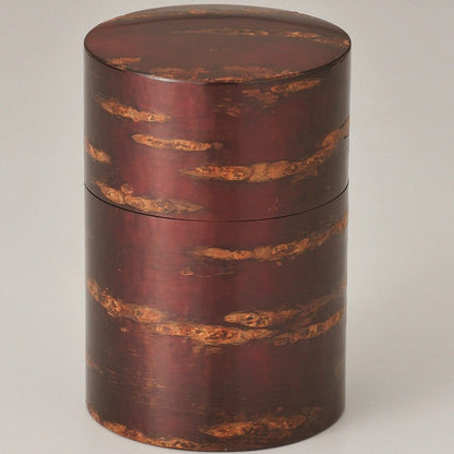 Handmade Kabazaiku Birch Bark Tea Canister Handmade Kabazaiku Birch Bark Tea Canister