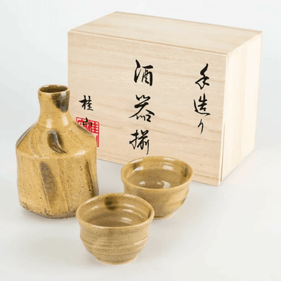 Handmade Kiseto Sake Set Handmade Kiseto Sake Set