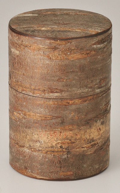 Handmade Yayanagi Birch Bark Tea Canister Handmade Yayanagi Birch Bark Tea Canister