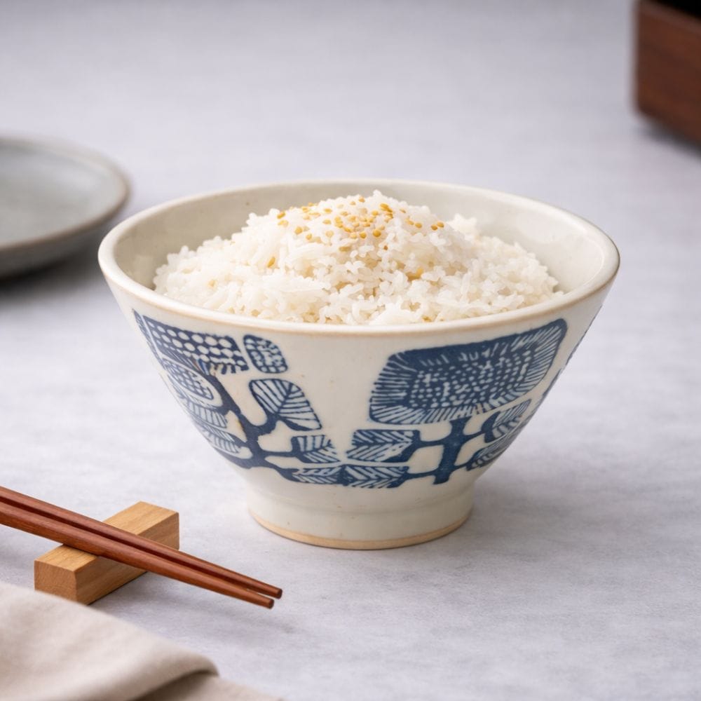 Hasami Azteca Inban Pattern Rice bowl Hasami Azteca Inban Pattern Rice bowl