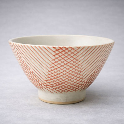 Hasami Koushi Inban Pattern Rice Bowl Hasami Koushi Inban Pattern Rice Bowl