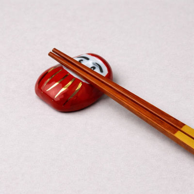 Hasami Red Daruma Chopstick Rest Hasami Red Daruma Chopstick Rest