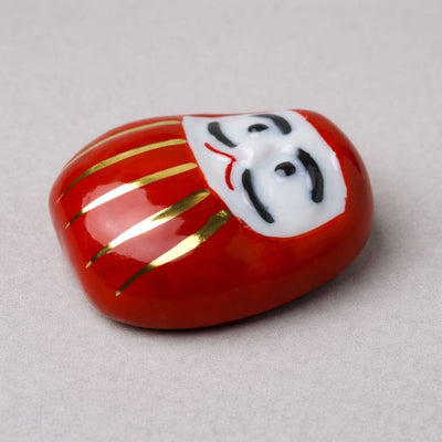 Hasami Red Daruma Chopstick Rest Hasami Red Daruma Chopstick Rest