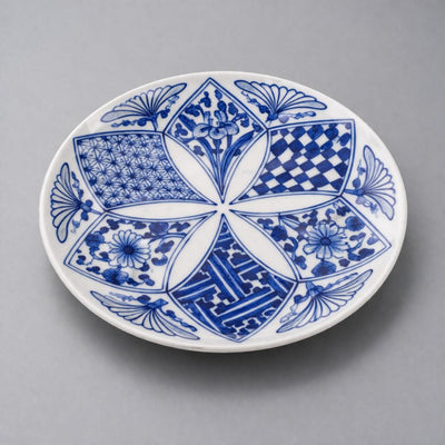 Hasami Silver Flower Side Plate Hasami Silver Flower Side Plate