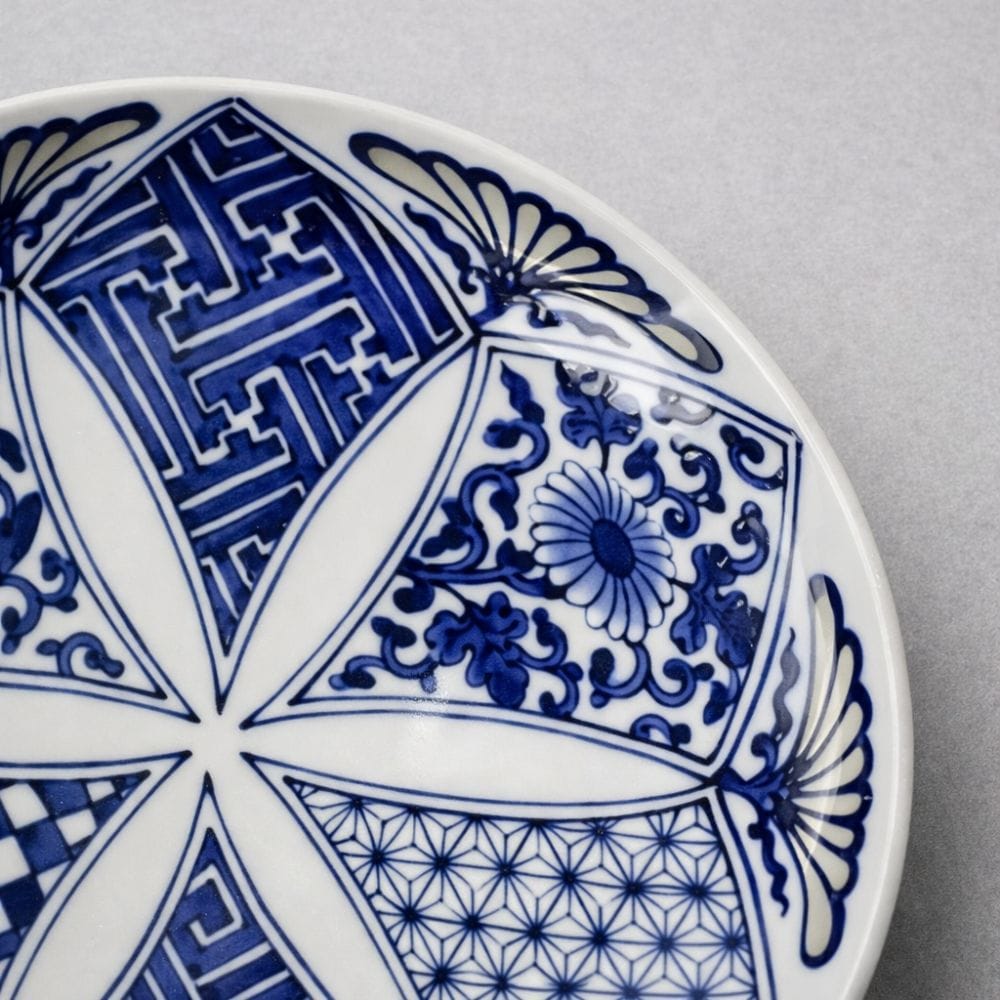 Hasami Silver Flower Side Plate Hasami Silver Flower Side Plate