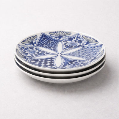 Hasami Silver Flower Side Plate Hasami Silver Flower Side Plate