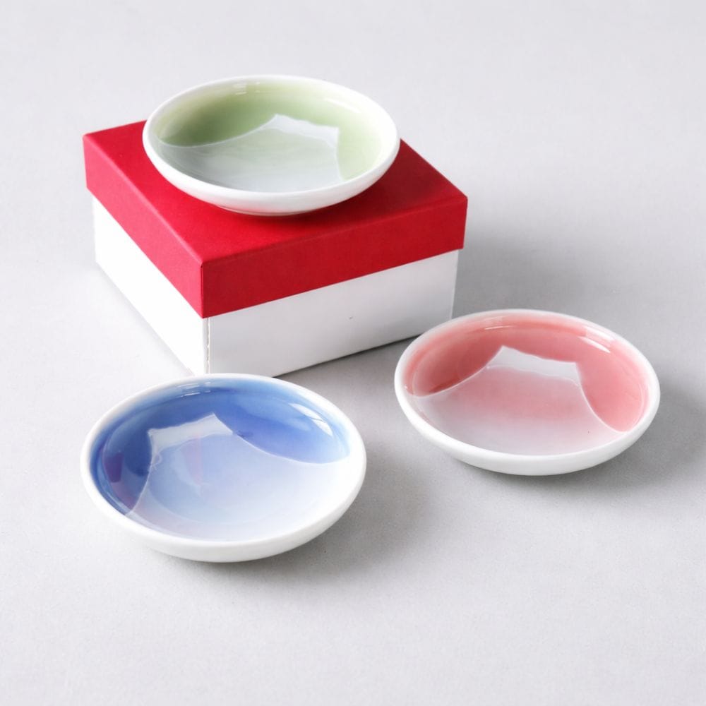Hasami Uchifuji Gradient Trio Small Plates Hasami Uchifuji Gradient Trio Small Plates