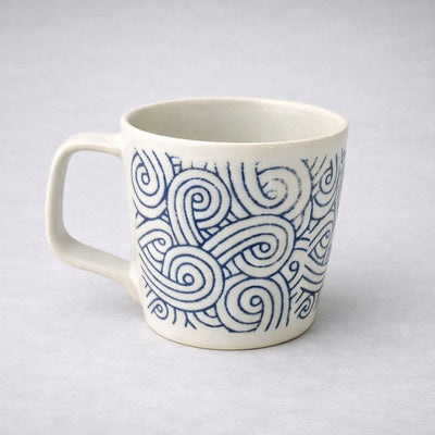 Hasami Uzushio Inban Pattern Mug Hasami Uzushio Inban Pattern Mug