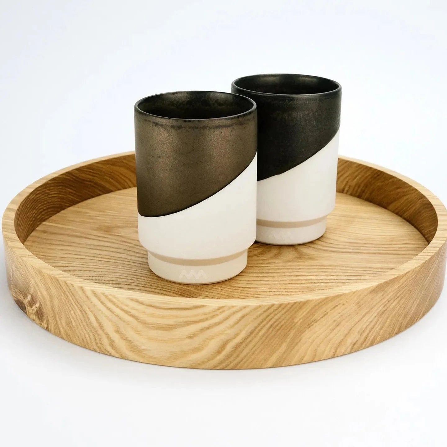 Hasami Ware Diagonal Gold Mud Cup – Large Hasami Ware Diagonal Gold Mud Cup – Large