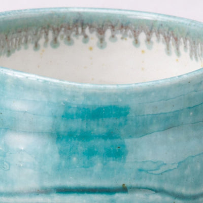 Iguchi Turkish Blue Mino Matcha Bowl Iguchi Turkish Blue Mino Matcha Bowl