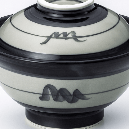 Ink Flow Lidded Bowl Ink Flow Lidded Bowl