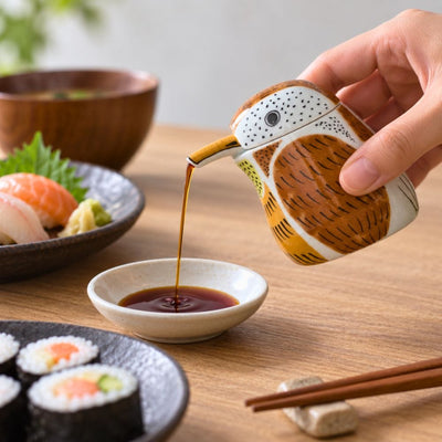 Arita Sparrow Soy Sauce Dispenser Japanese Soy Sauce Dispenser – Arita Sparrow | MJW