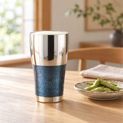 Kagayaki Antique-Silver Copper Beer Tumbler – 14.88 fl oz (440 ml) Kagayaki Antique-Silver Copper Beer Tumbler | 440 ml