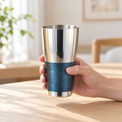 Kagayaki Antique-Silver Copper Beer Tumbler – 14.88 fl oz (440 ml) Kagayaki Antique-Silver Copper Beer Tumbler | 440 ml
