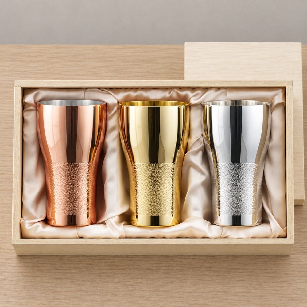 Kagayaki Copper Beer Tumbler Trio Kagayaki Copper Beer Tumbler Trio