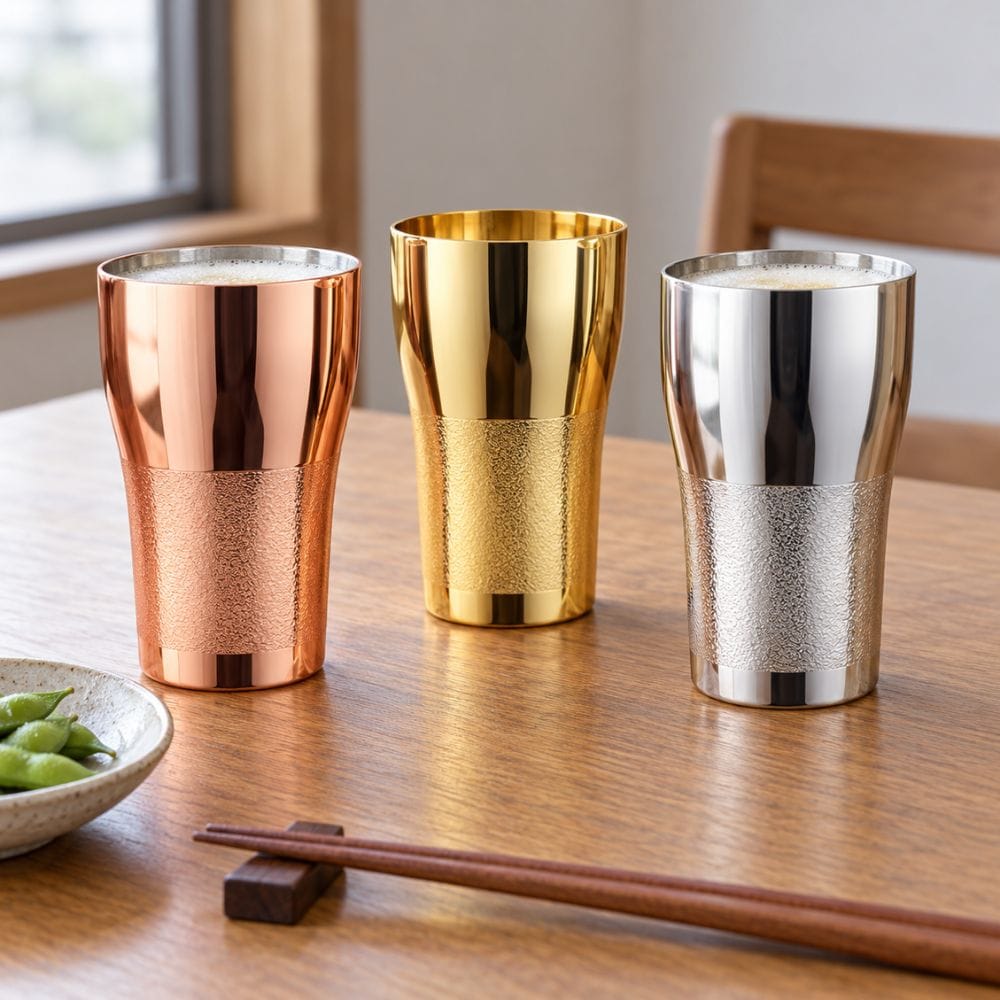 Kagayaki Copper Beer Tumbler Trio Kagayaki Copper Beer Tumbler Trio