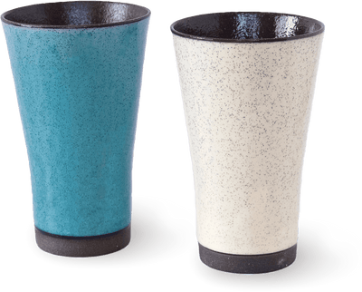 Kairagi Beer Cup Pair Kairagi Beer Cup Pair - Japanese Tableware | MyJapaneseWorld