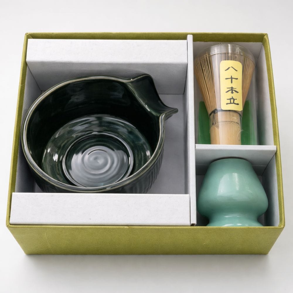 Kegime Oribe Katakuchi Matcha Starter Set Kegime Oribe Katakuchi Matcha Starter Set