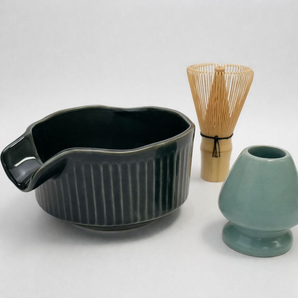 Kegime Oribe Katakuchi Matcha Starter Set Kegime Oribe Katakuchi Matcha Starter Set