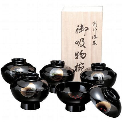 Kishū Artisan Signature Lacquer Soup Bowl Set Kishū Artisan Signature Lacquer Soup Bowl Set