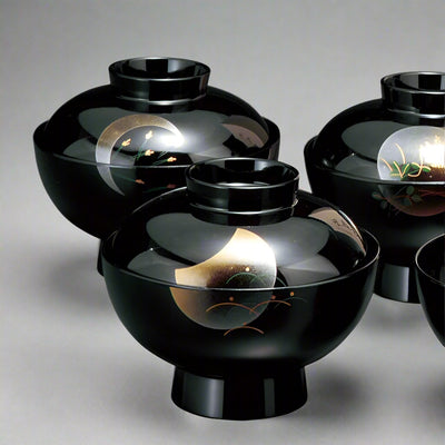 Kishū Artisan Signature Lacquer Soup Bowl Set Kishū Artisan Signature Lacquer Soup Bowl Set